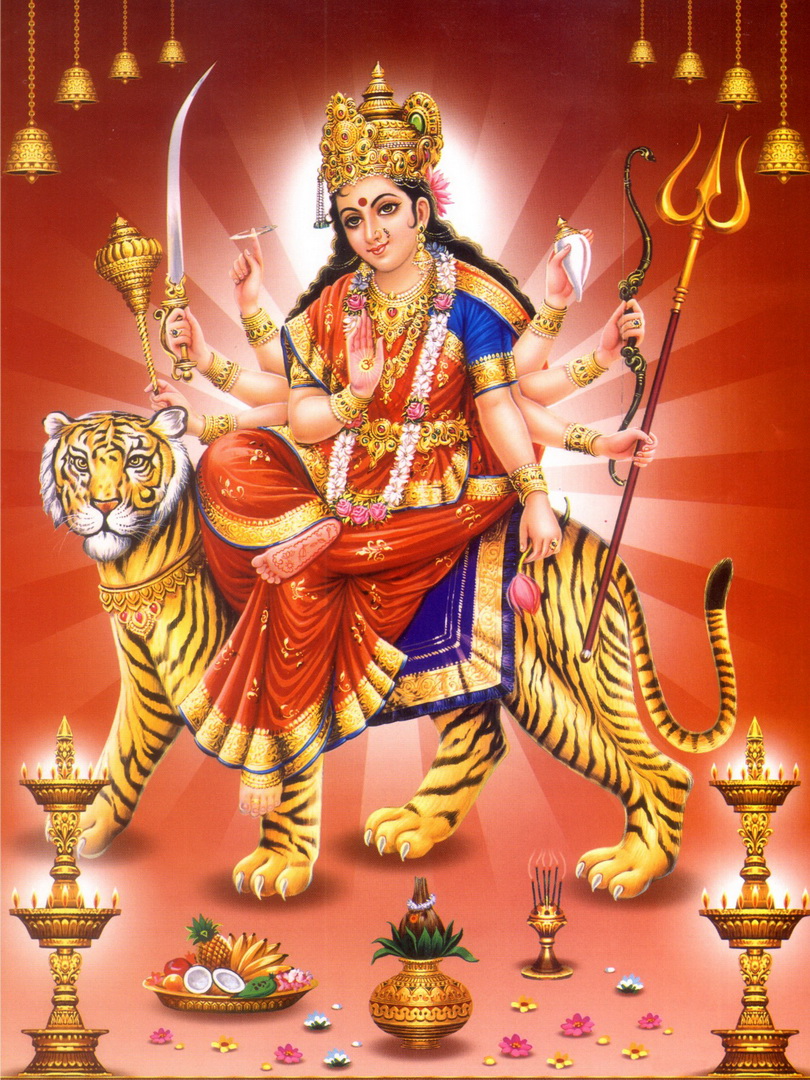 Image de la Déesse Hindoue Durga d'Isapierre No 17 