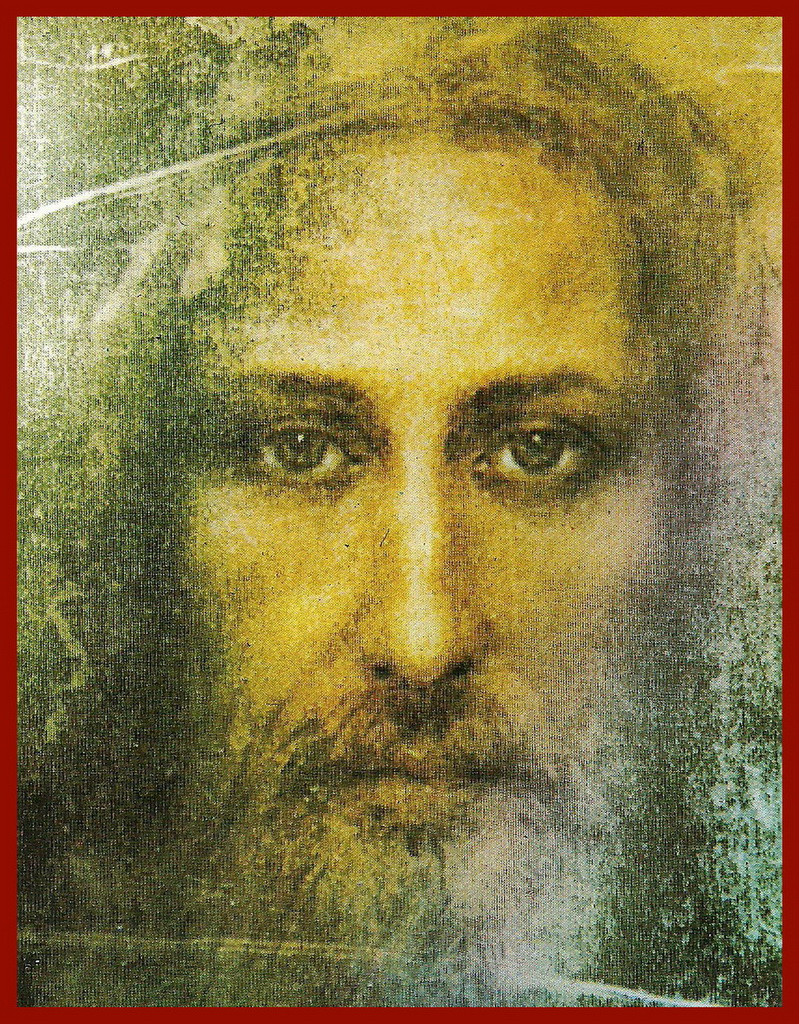 Peinture réalisée depuis une photo du Saint-Suaire de Turin par une religieuse italienne…