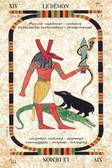 Le Démon, l'Arcane Majeur No 14 du Tarot Egyptien de Laura Tuan...