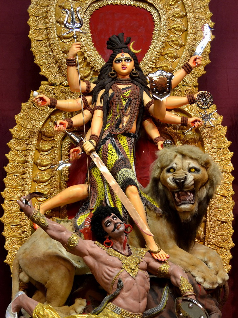 Image de la Déesse Hindoue Durga d'Isapierre No 15 