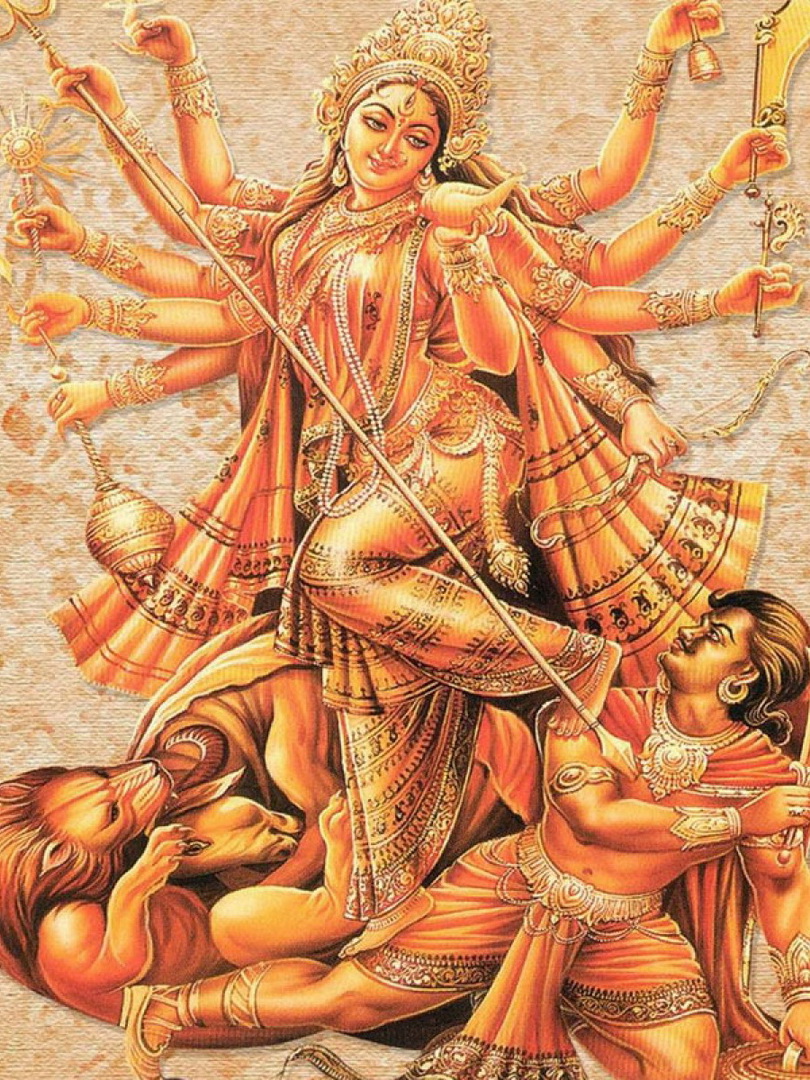 Image de la Déesse Hindoue Durga d'Isapierre No 18 