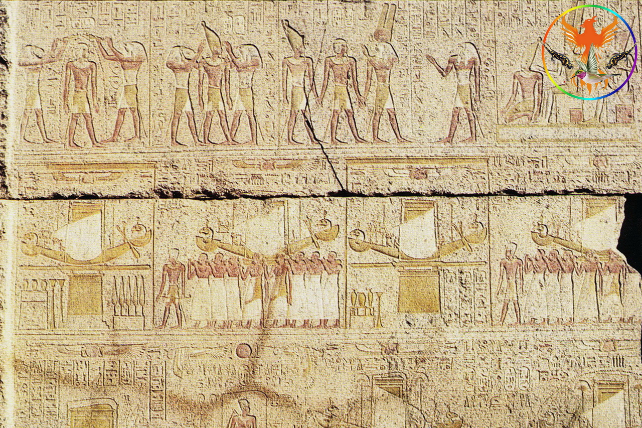 Croix de Lumière, Image de l'Égypte Antique d'Isapierre No 083 