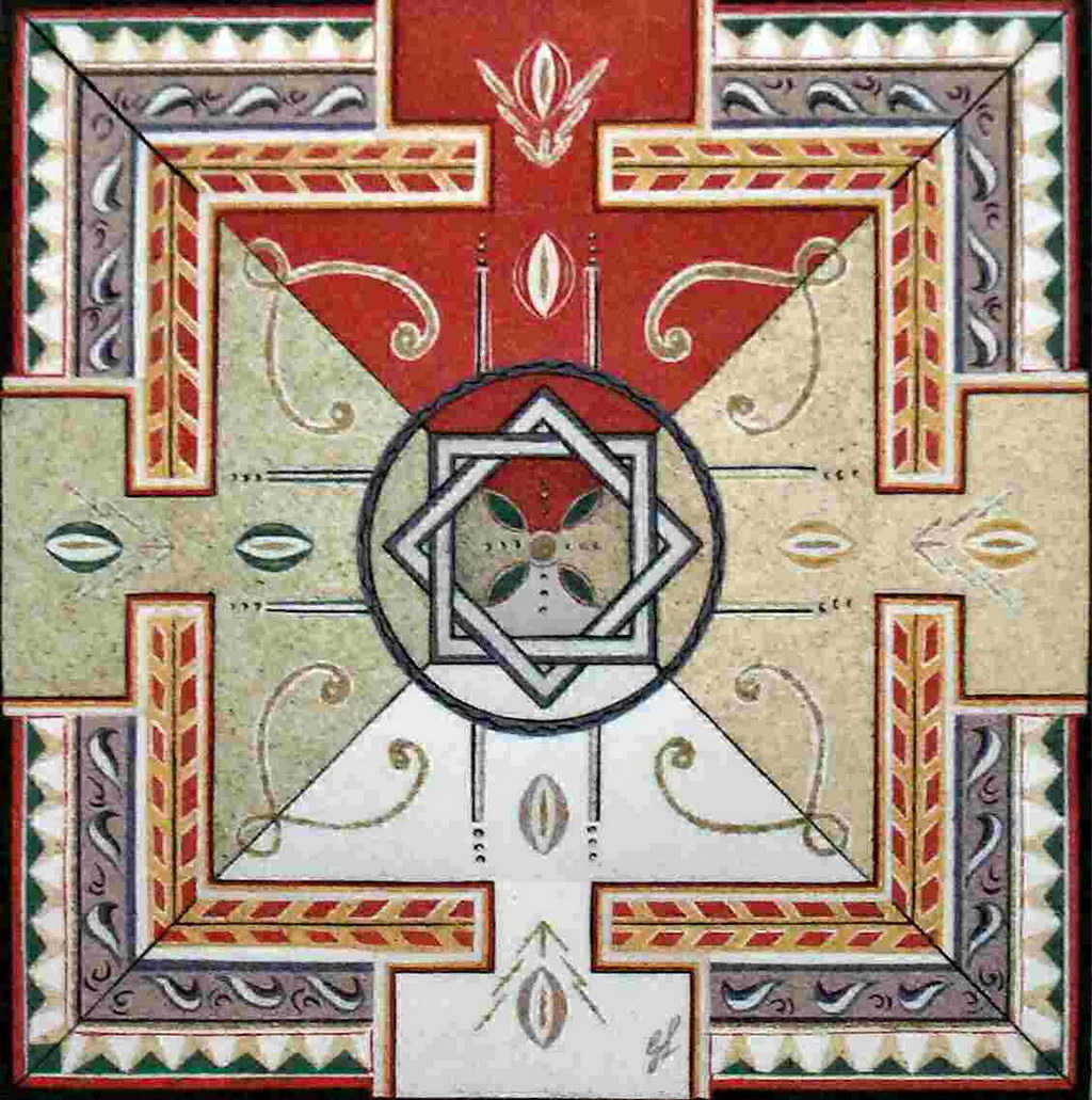 Croix de Lumière, Mandala  No 23 