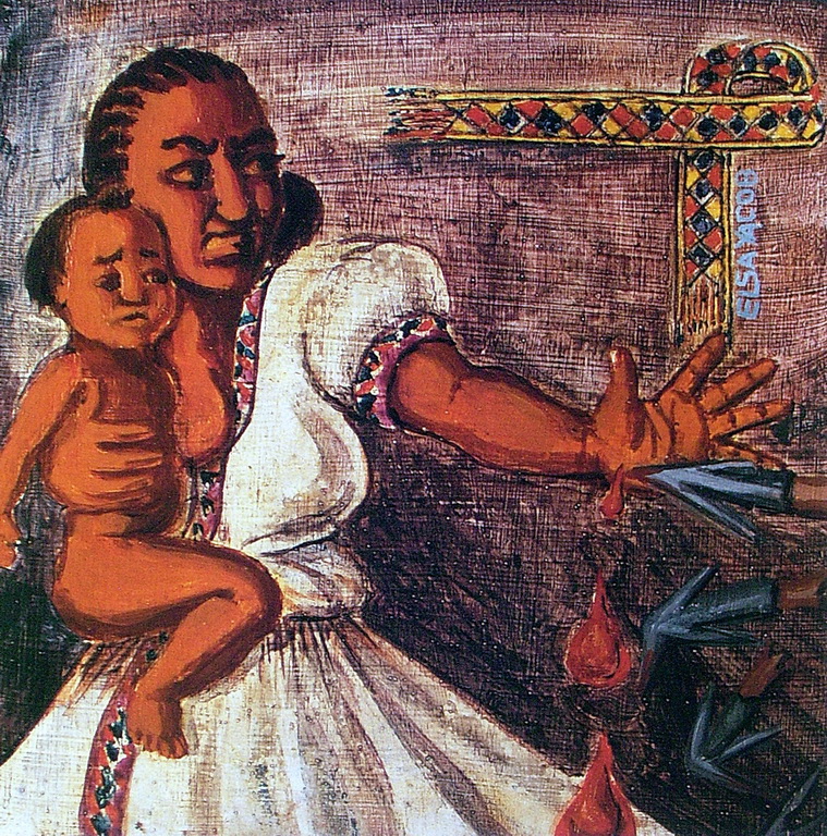 Peinture No 91 Elsa Yacob Temnewo, Eritrea