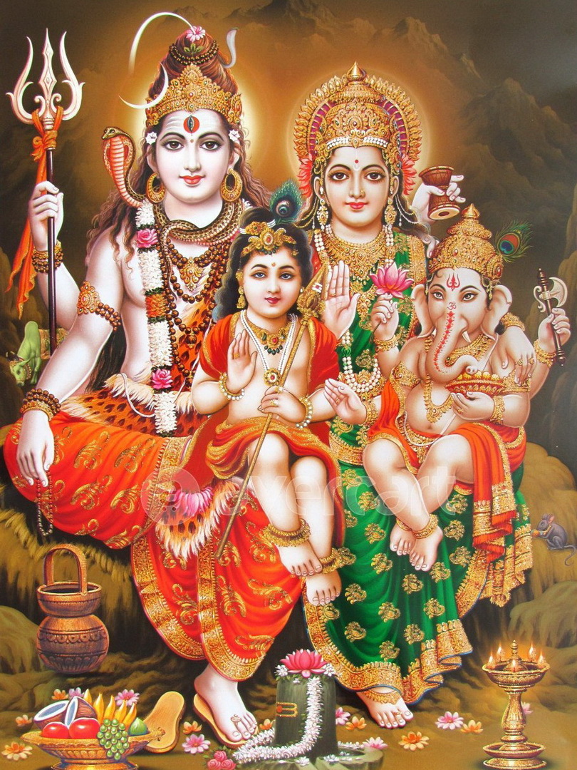 Image de Shiva avec Parvathi et Ganesh d'Isapierre No 10 