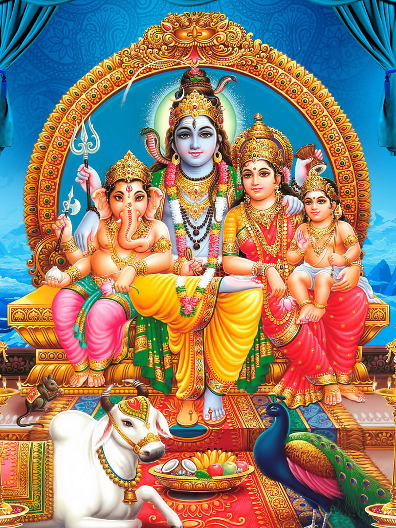 Image de Shiva avec Parvathi et Ganesh d'Isapierre No 16 