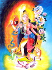 Image 40 de la Page Shiva dans sa forme Androgyne d'Ardhanarishvara...