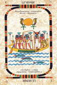 Le Monde, l'Arcane Majeur No 5 du Tarot Egyptien de Laura Tuan...